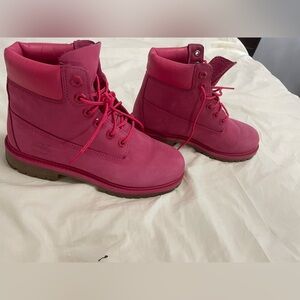 Gently worn timberland boots